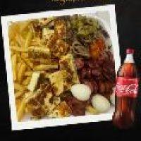 imagem Porção Grande contra -file fritas linguiça mineira e queijo coalho+ 1 Coca Cola 1,5L