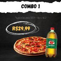 imagem Combo 1 - Pizza grande 30 cm + Guaraná Antárctica de 1 litro