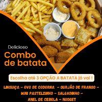 imagem  BATATA COM 3 PETISCOS(ESCOLHA SEUS PETISCOS)