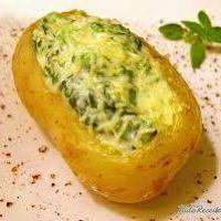 imagem Batata Recheada de Quatro Queijos