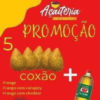 imagem BLACK DE 5 COXINHAS  DE MASSA DE BATATA + ANTARTICA DE 1L