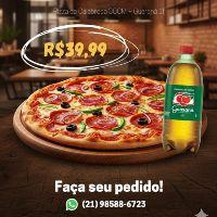 imagem Combo 1 - Pizza grande 30 cm + Guaraná Antárctica de 1 litro