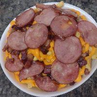 imagem Batata Maluca grande (cheddar, bacon e calabresa)