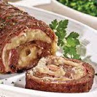 imagem Rocambole de carne(queijo com presunto)