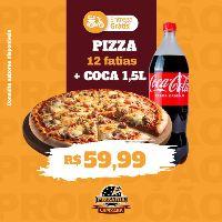 imagem Promoção- Pizza 12 fatias e 1 coca cola 1,5l