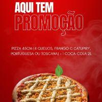 imagem  Pizza Gigante 45cm + 1 Coca cola 2l