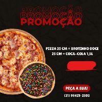 imagem Pizza 35cm + Brotinho Doce + Coca Cola 1,5L