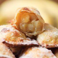 imagem Pastel de Forno de Banana com Canela 