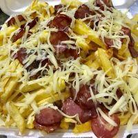 imagem Calabresa Com Fritas Gratinada 