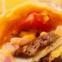 imagem Pastel de Hambúrguer 