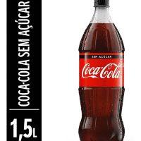 imagem Coca Cola Sem Açucar 1,5 litros