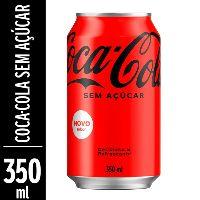 imagem Refrigerante Coca Cola Zero lata