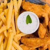 imagem Gurjão De Peixe Com Fritas 