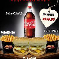 imagem  2 X- GG + Batatinha + Coca Cola 1,5L