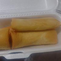imagem Harumaki queijo com presunto e orégano
