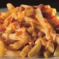 imagem Batata Frita Cheddar  e farofa de Bacon