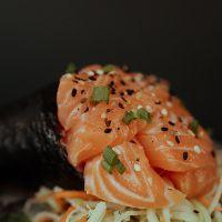 imagem Temaki Salmão sem Arroz