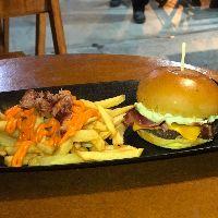 imagem SMASH BACON +BATATA COM CHEDDAR E BACON