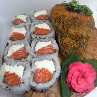 imagem Temaki Hot +8un Uramaki Filadelfia