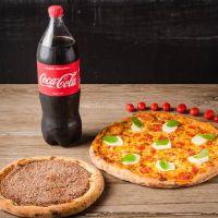 imagem Pizza Mega Gigante + Refri 2L + Broto Doce