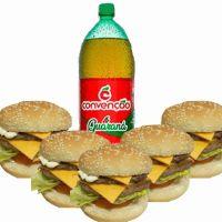 imagem CINCO DUPLO X BURGUER + 1 CONVENÇÃO 2L