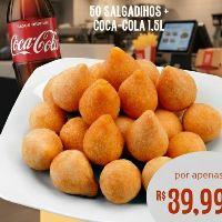 imagem 50 Salgadinhos + Coca Cola 1,5L