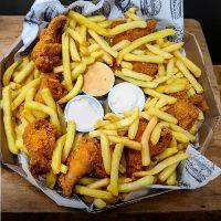 imagem Batata com Drumet Empanado 