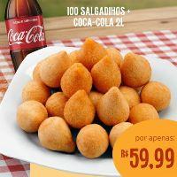 imagem 100 Salgadinhos + 1 Coca cola 2l