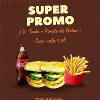 imagem 2 X tudos + Porção de Fritas + Coca Cola 1,5L
