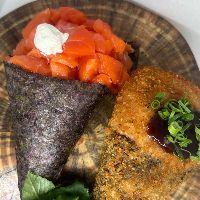 imagem Temaki fila + Temaki Hot