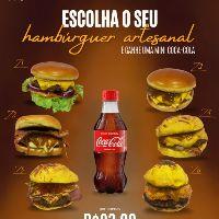 imagem Burguer Artesanal + Mini Coca Cola
